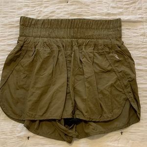 Free people movement green short size medium barely worn